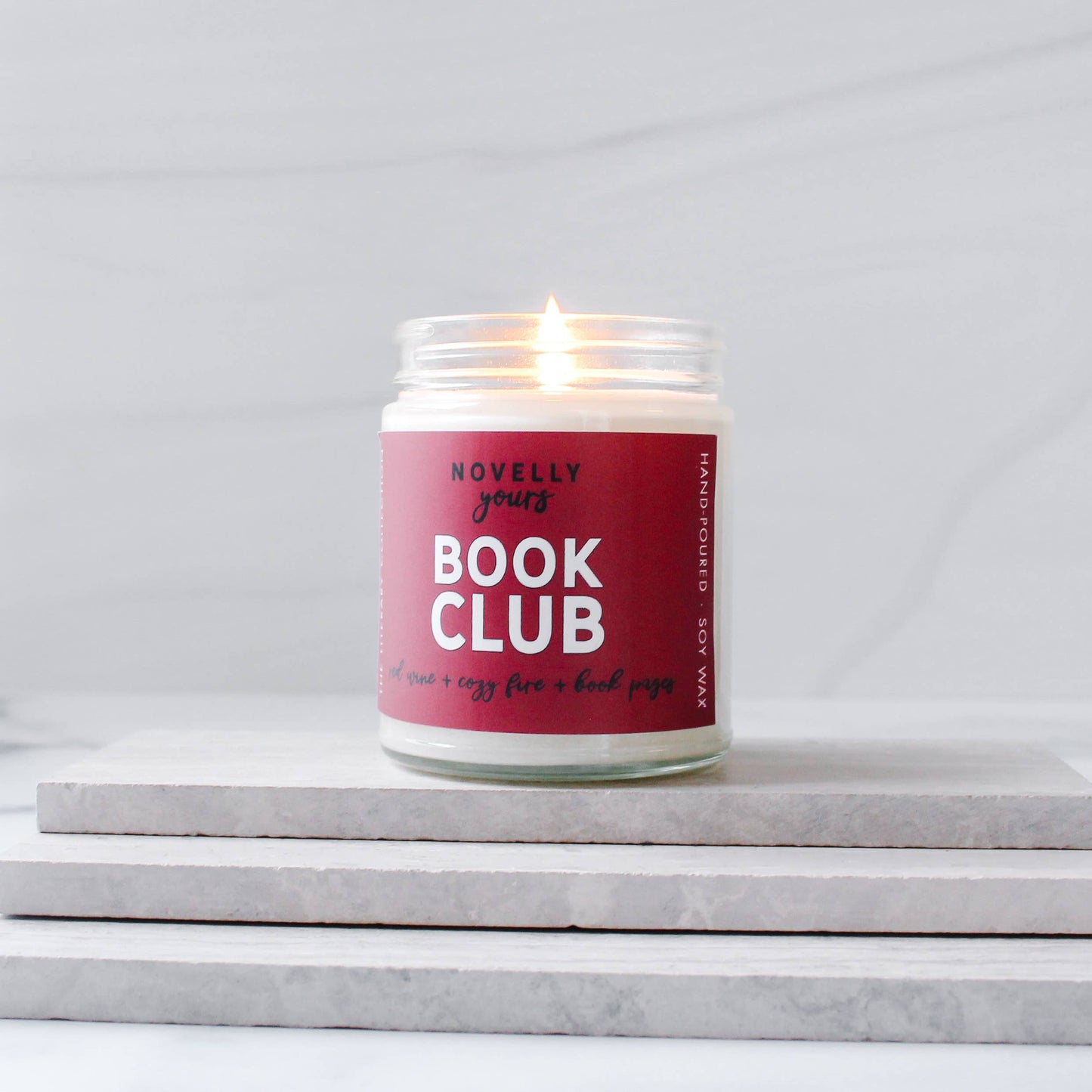 Novelly Yours - Book Club Candle