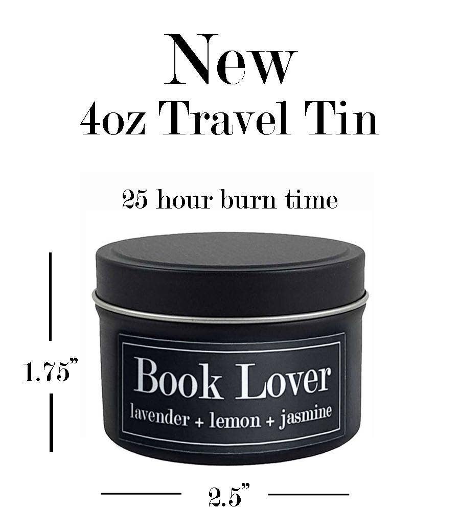 Fly Paper Products - Book Lover 4oz Candle Lavender + Lemon + Jasmine