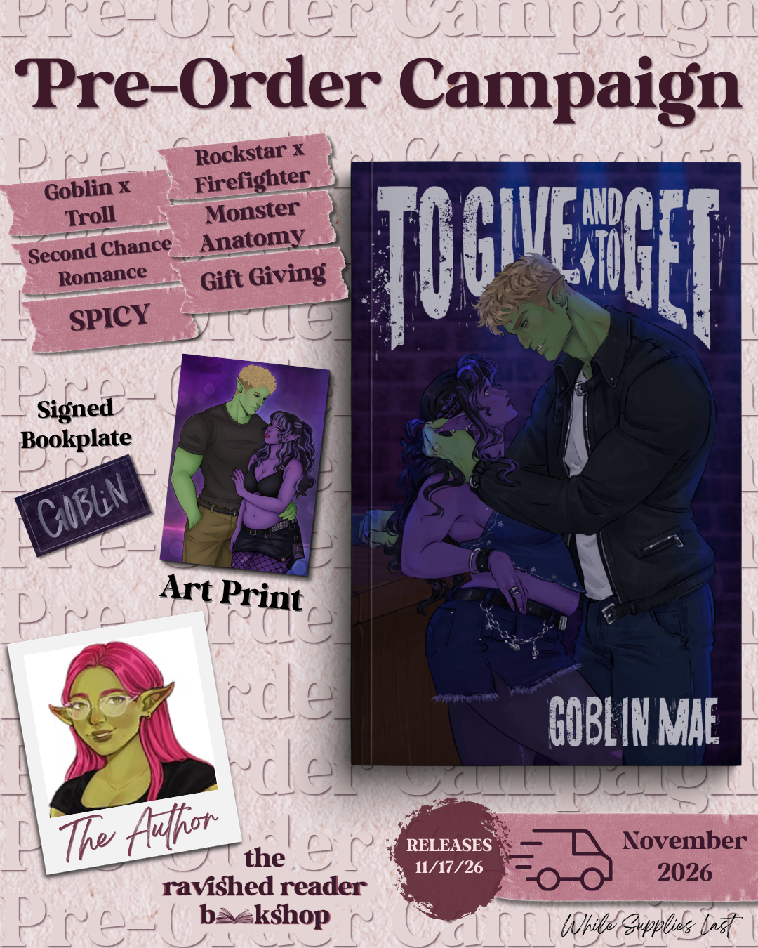 PRE-ORDER CAMPAIGN: To Give & To Get