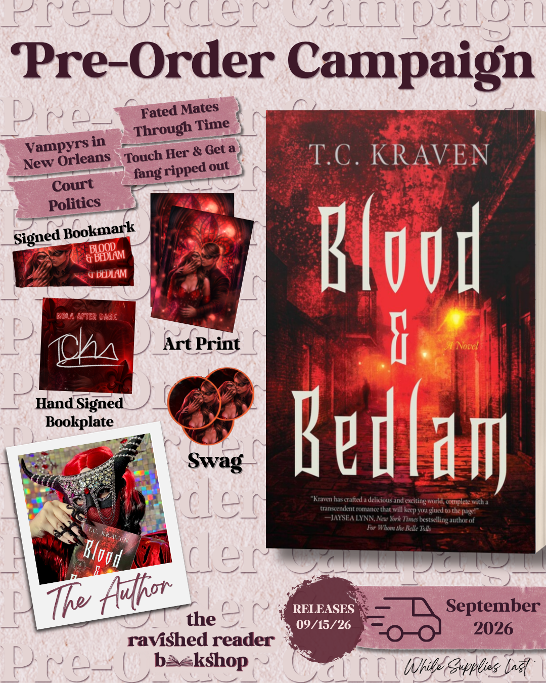 PRE-ORDER CAMPAIGN: Blood & Bedlam: A NOLA After Dark Novel (Hardcover)