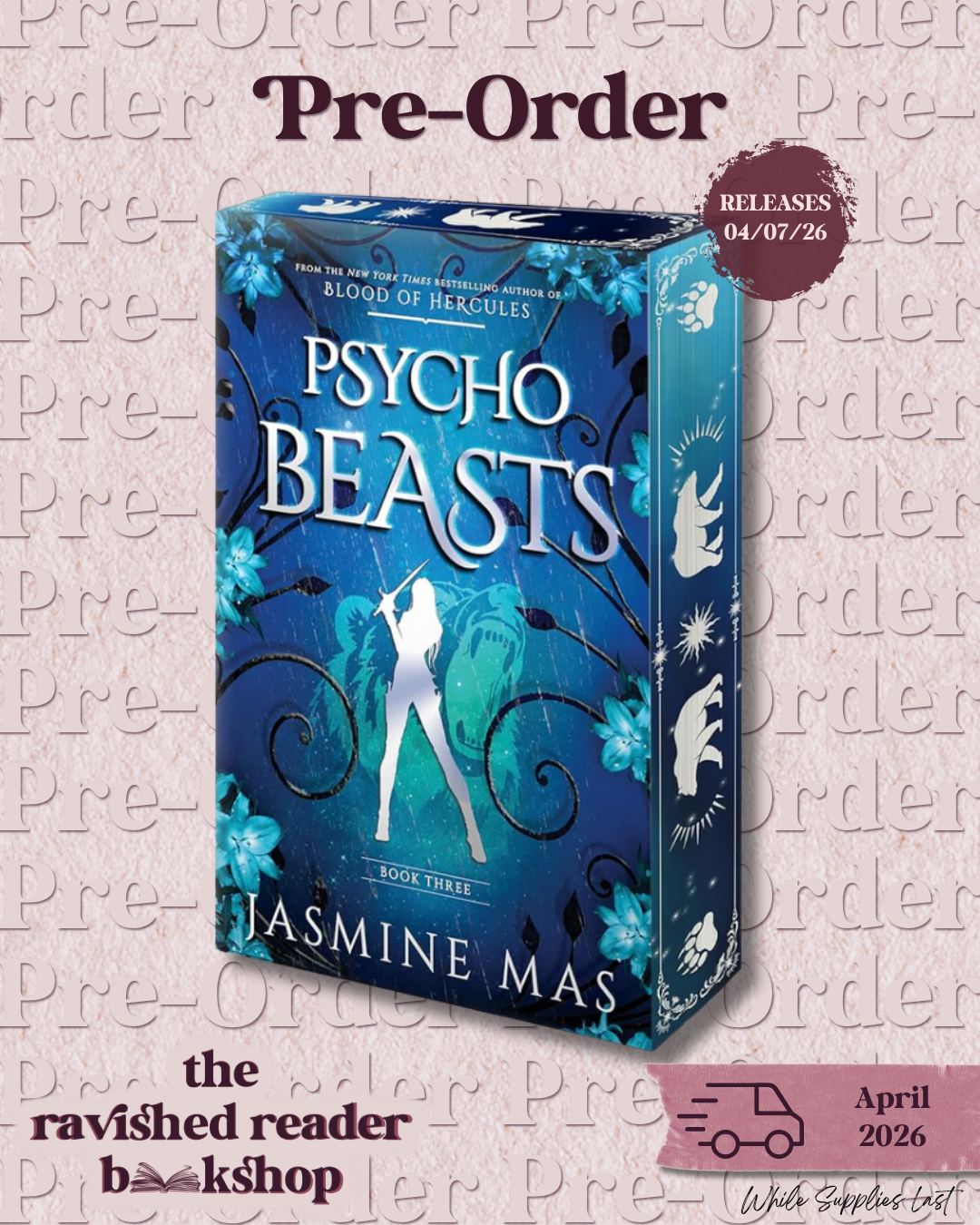 PRE-ORDER: Psycho Beasts: A Steamy Dark Fantasy of Mafia Rivalries, Morally Grey Heroes and Dangerous Desires in the Shifterverse (Cruel Shifterverse, 3)
