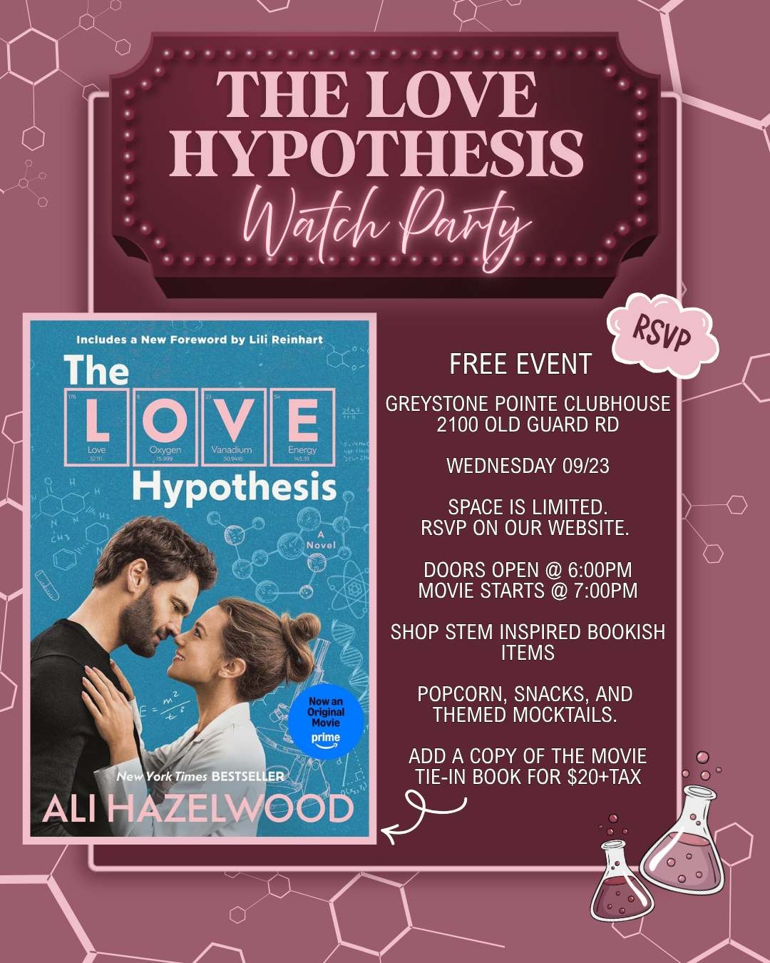 The Love Hypothesis Watch Party