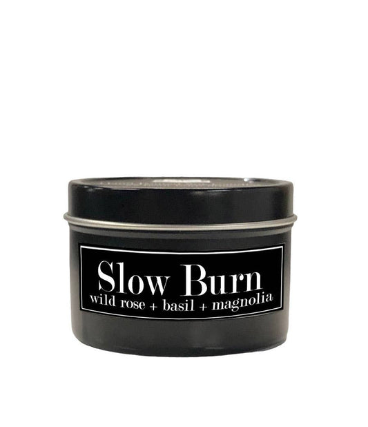 Fly Paper Products - Slow Burn 4oz Candle Wild Rose + Basil + Magnolia