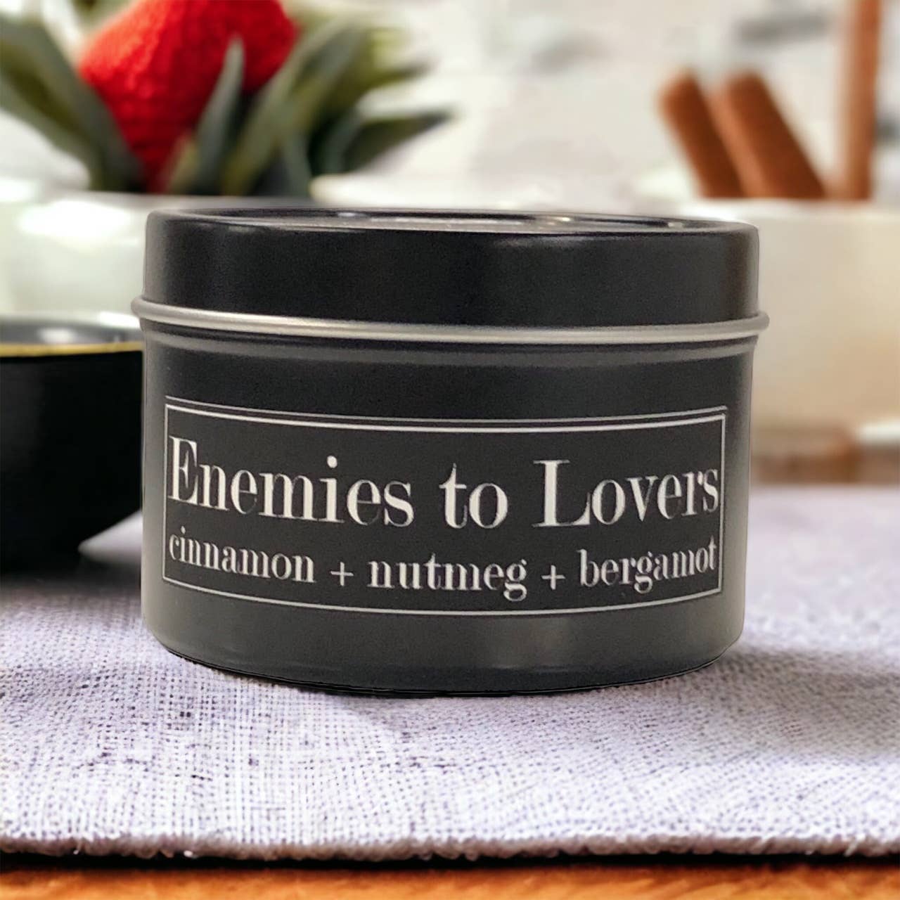Fly Paper Products - Enemies to Lovers 4oz Candle Cinnamon + Nutmeg + Bergamot