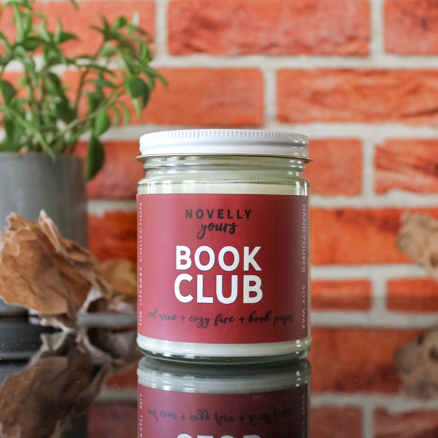 Novelly Yours - Book Club Candle