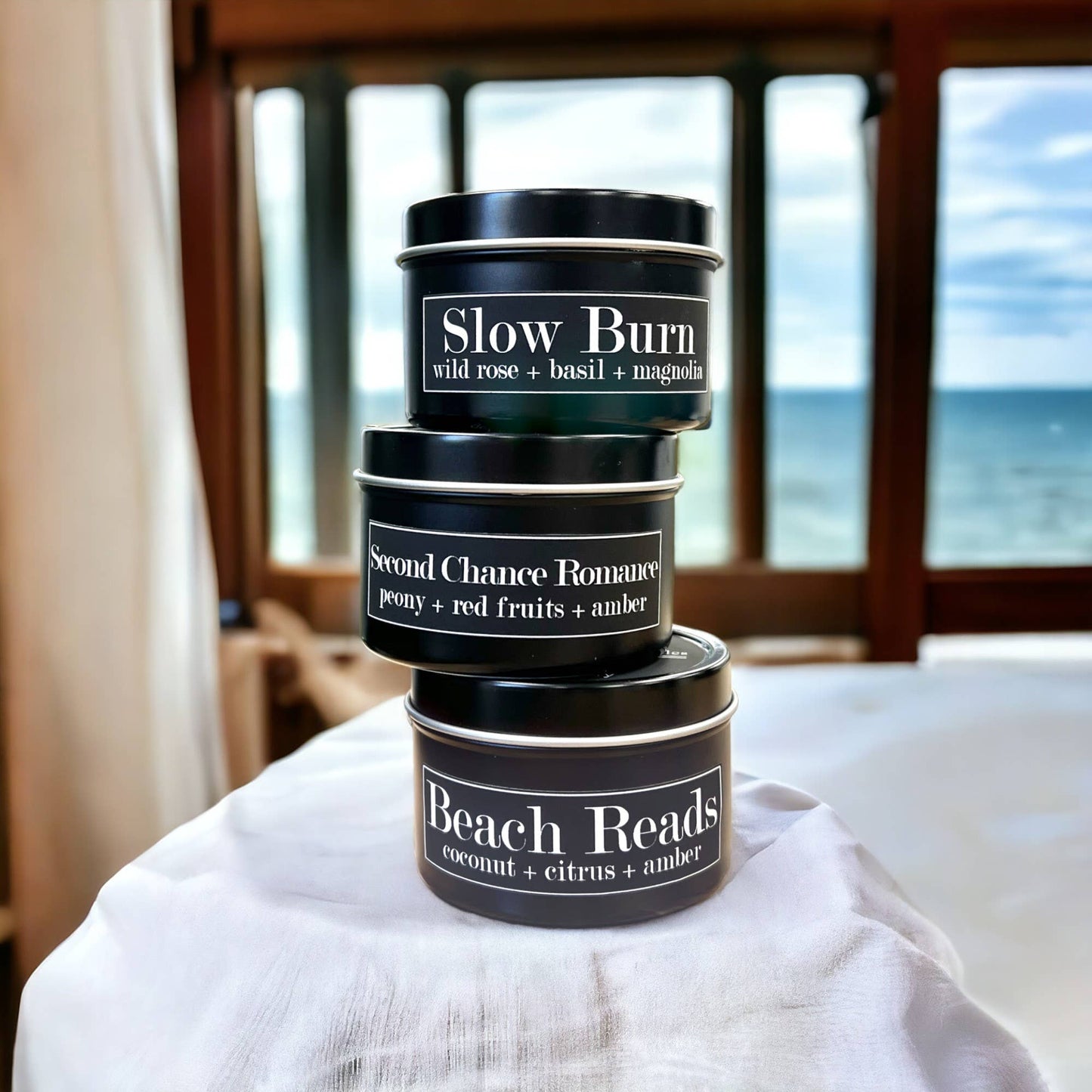 Fly Paper Products - Slow Burn 4oz Candle Wild Rose + Basil + Magnolia