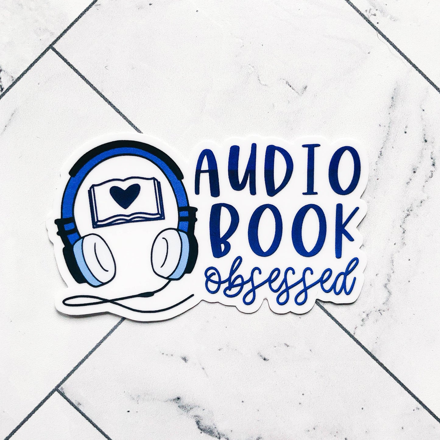 Novelly Yours - Audiobook Obsessed sticker