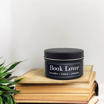 Fly Paper Products - Book Lover 4oz Candle Lavender + Lemon + Jasmine