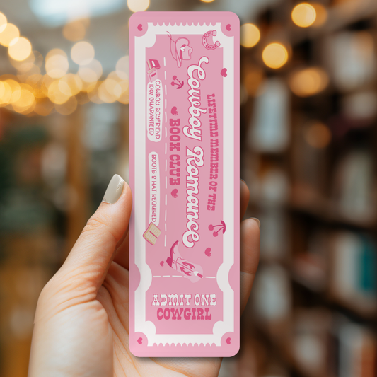 Indie Heart Studio - Cowboy Romance Bookmark