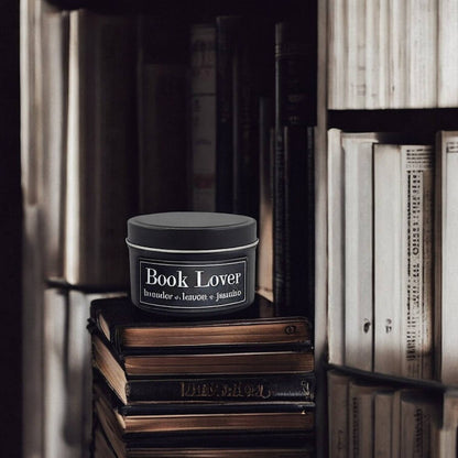 Fly Paper Products - Book Lover 4oz Candle Lavender + Lemon + Jasmine