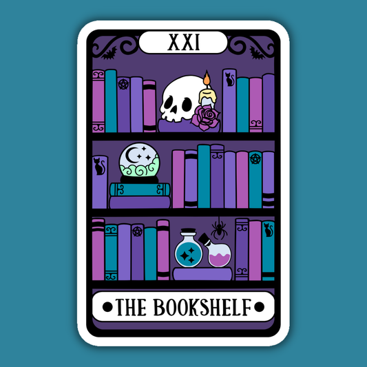 Indigo Maiden - The Bookshelf Alternative Tarot Card Reader Sticker