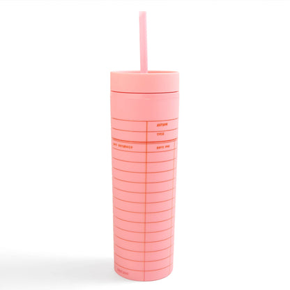 Pippi Post - Pink Library Card 16oz Tumbler