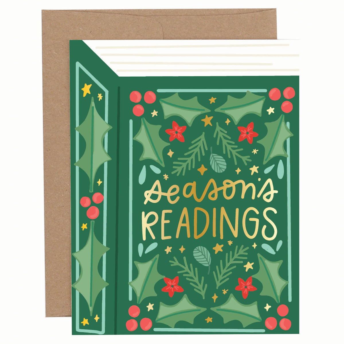 Pippi Post - Season's Readings Holiday Greeting Card