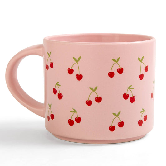 Pippi Post - Cherries Large Ceramic Mug