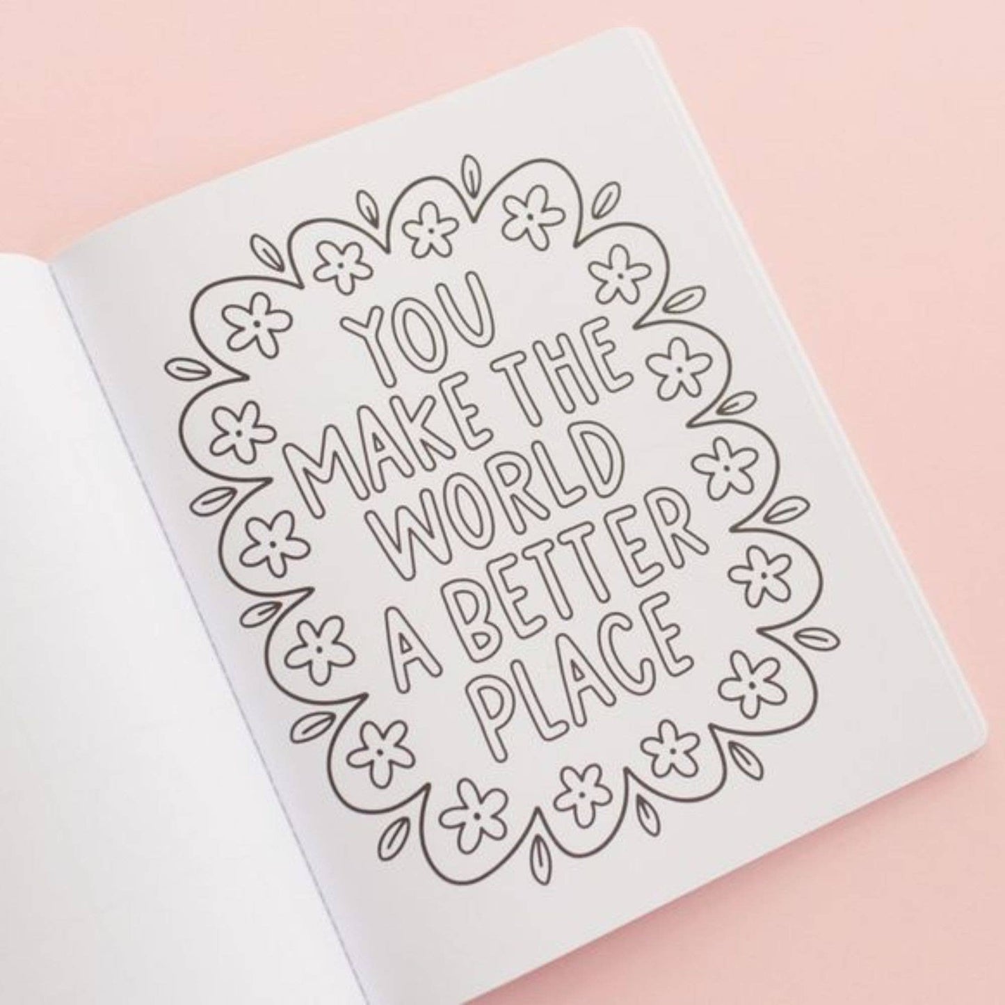Pippi Post - Bows & Blooms Coloring Book