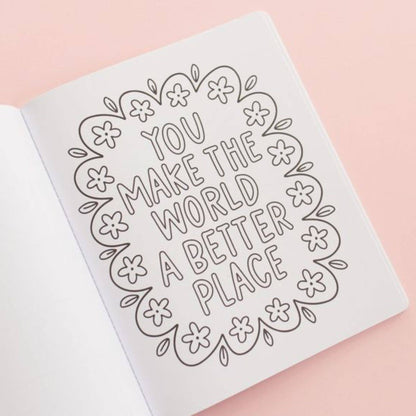 Pippi Post - Bows & Blooms Coloring Book