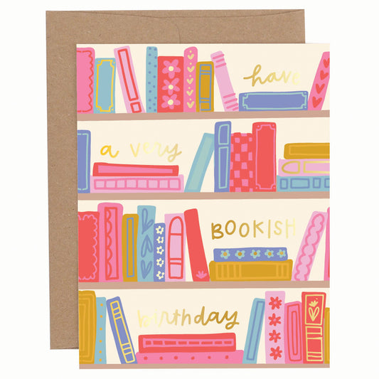 Pippi Post - Bookish Birthday Greeting Card