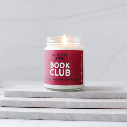Novelly Yours - Book Club Candle