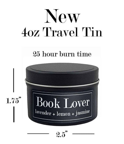 Fly Paper Products - Book Lover 4oz Candle Lavender + Lemon + Jasmine