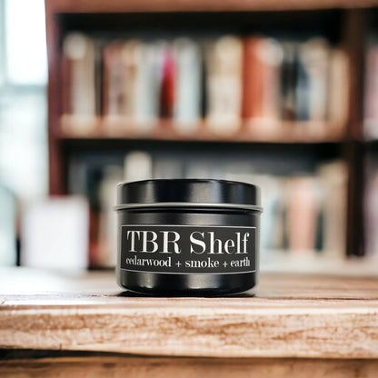 Fly Paper Products - TBR Shelf 4oz Candle Cedarwood + Amber + Smoke