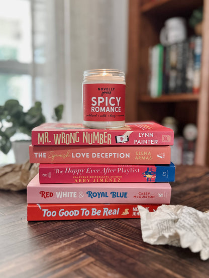 Novelly Yours - Spicy Romance candle
