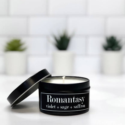 Fly Paper Products - Romantasy 4oz Candle Violet + Sage + Saffron