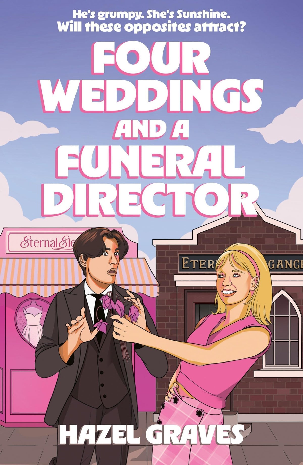 Four Weddings and a Funeral Director: the sweetest, quirky opposites attract, grumpy x sunshine romance you need!