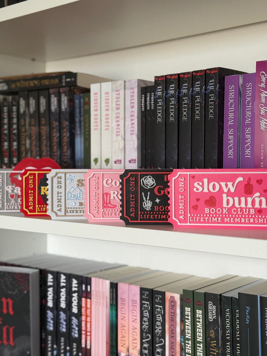 TRR Bookish Trope Tickets - Large (6x3")