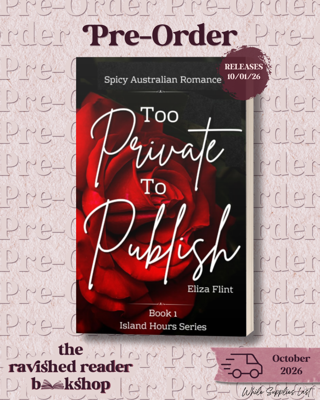 PRE-ORDER: Too Private to Publish