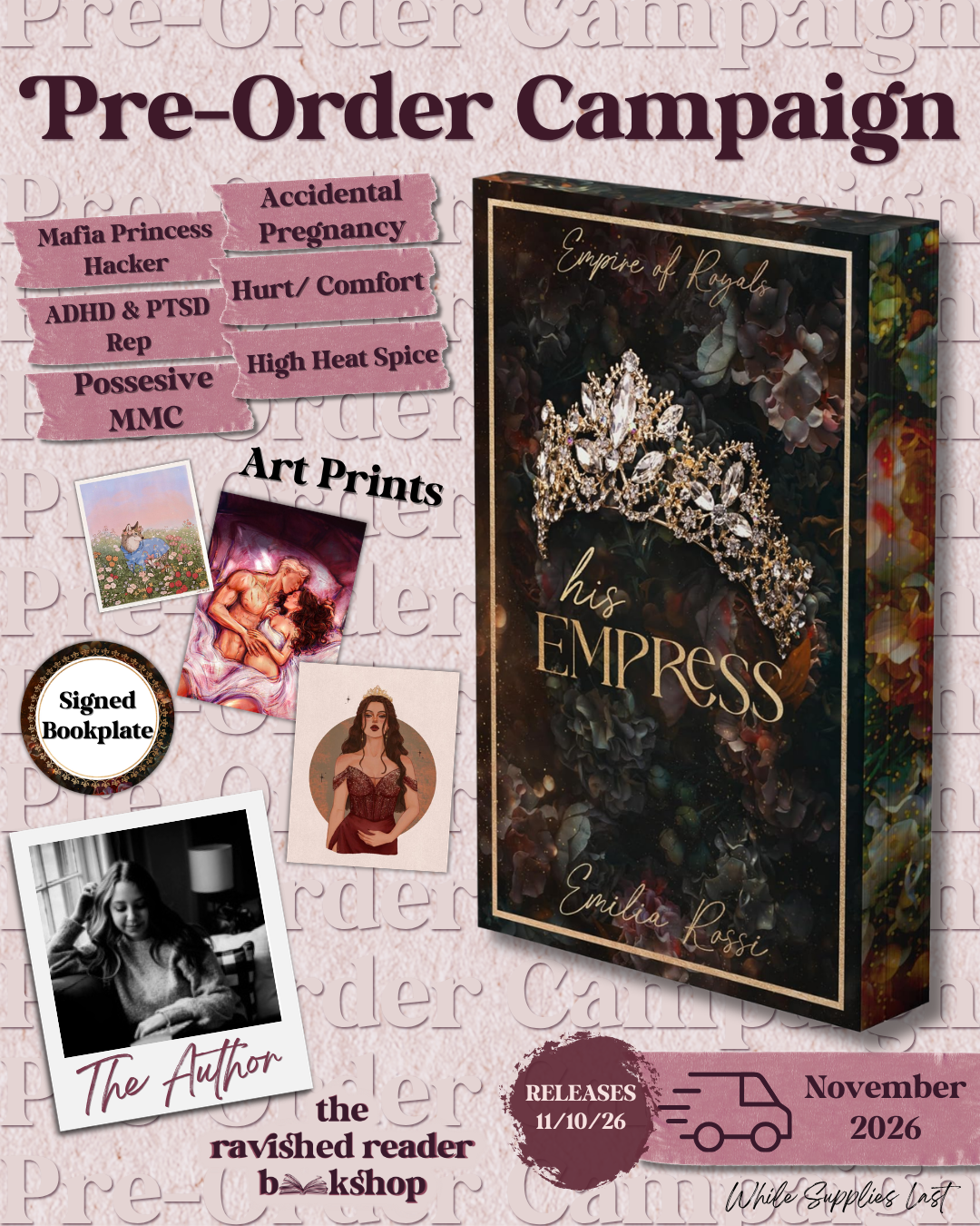 PRE-ORDER CAMPAIGN: His Empress: A Mafia Romance (Deluxe Edition)