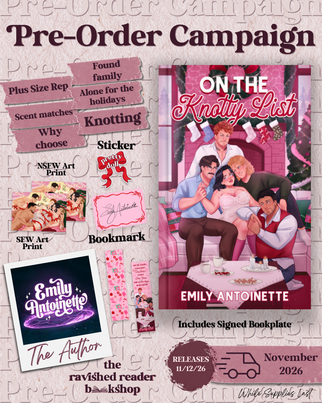 PRE-ORDER CAMPAIGN: On The Knotty List (deluxe illustrated paperback)