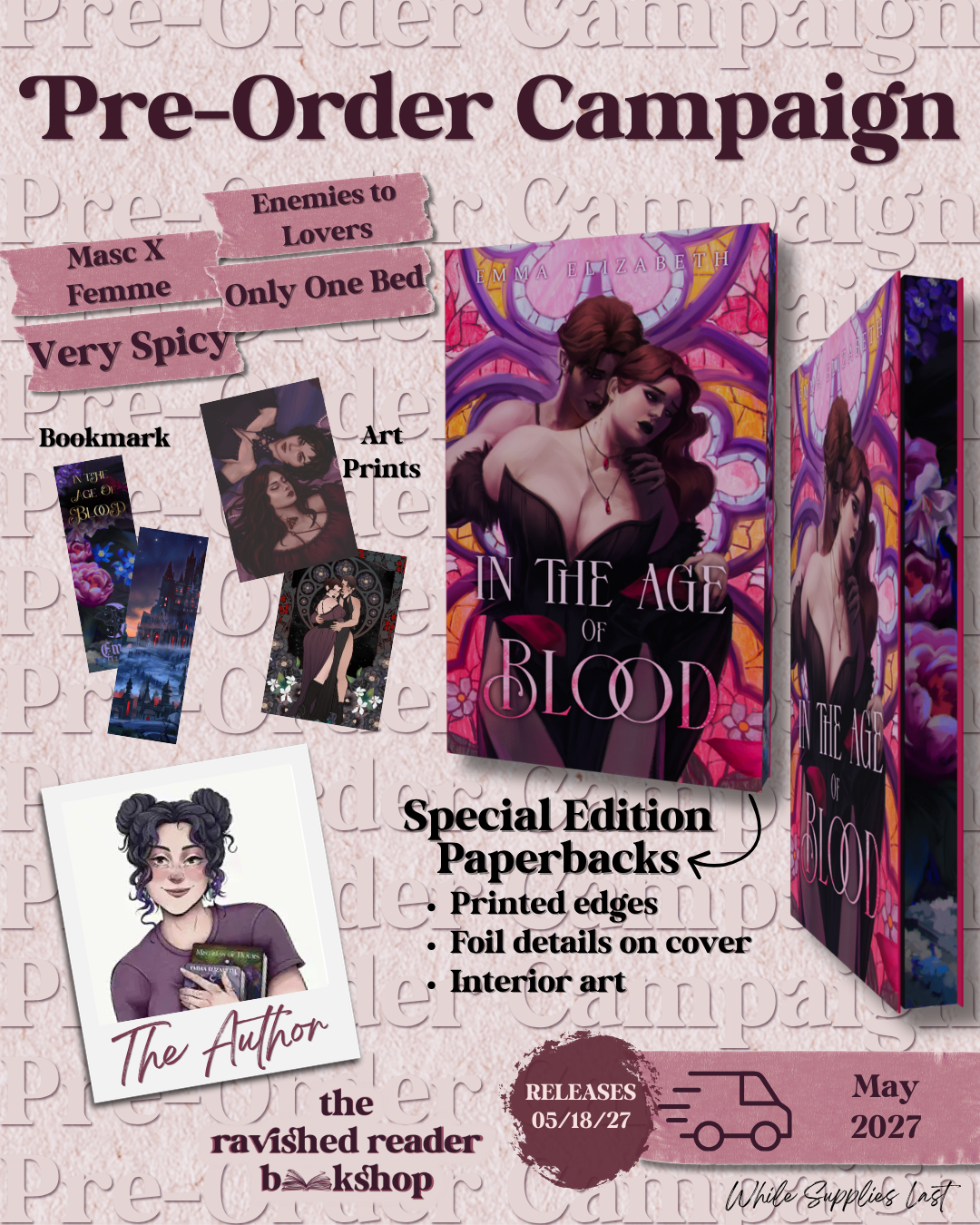 PRE-ORDER CAMPAIGN: IN THE AGE OF BLOOD - Paperback or Special Edition Paperback