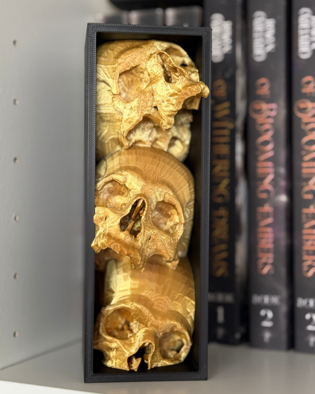 TRR Stacked Skull Book Nook