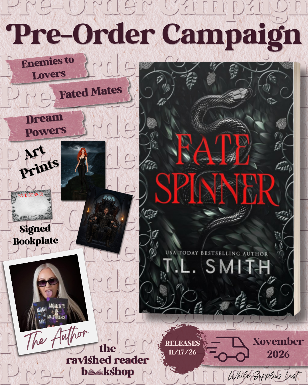 PRE-ORDER CAMPAIGN: Fate Spinner: A Dark Romantasy (Deluxe Edition)