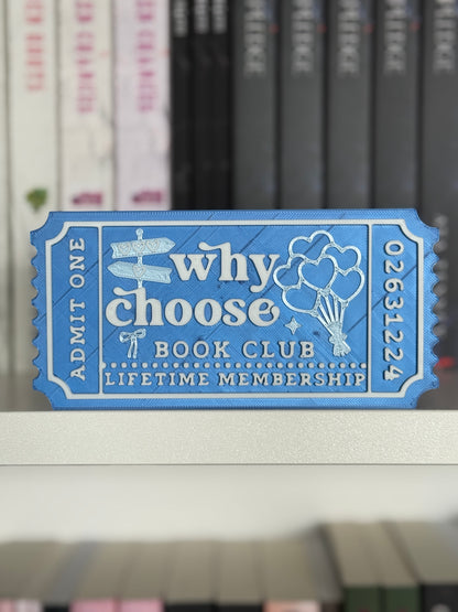 TRR Bookish Trope Tickets - Large (6x3")