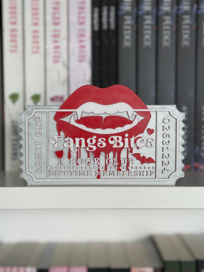 TRR Bookish Trope Tickets - Large (6x3")