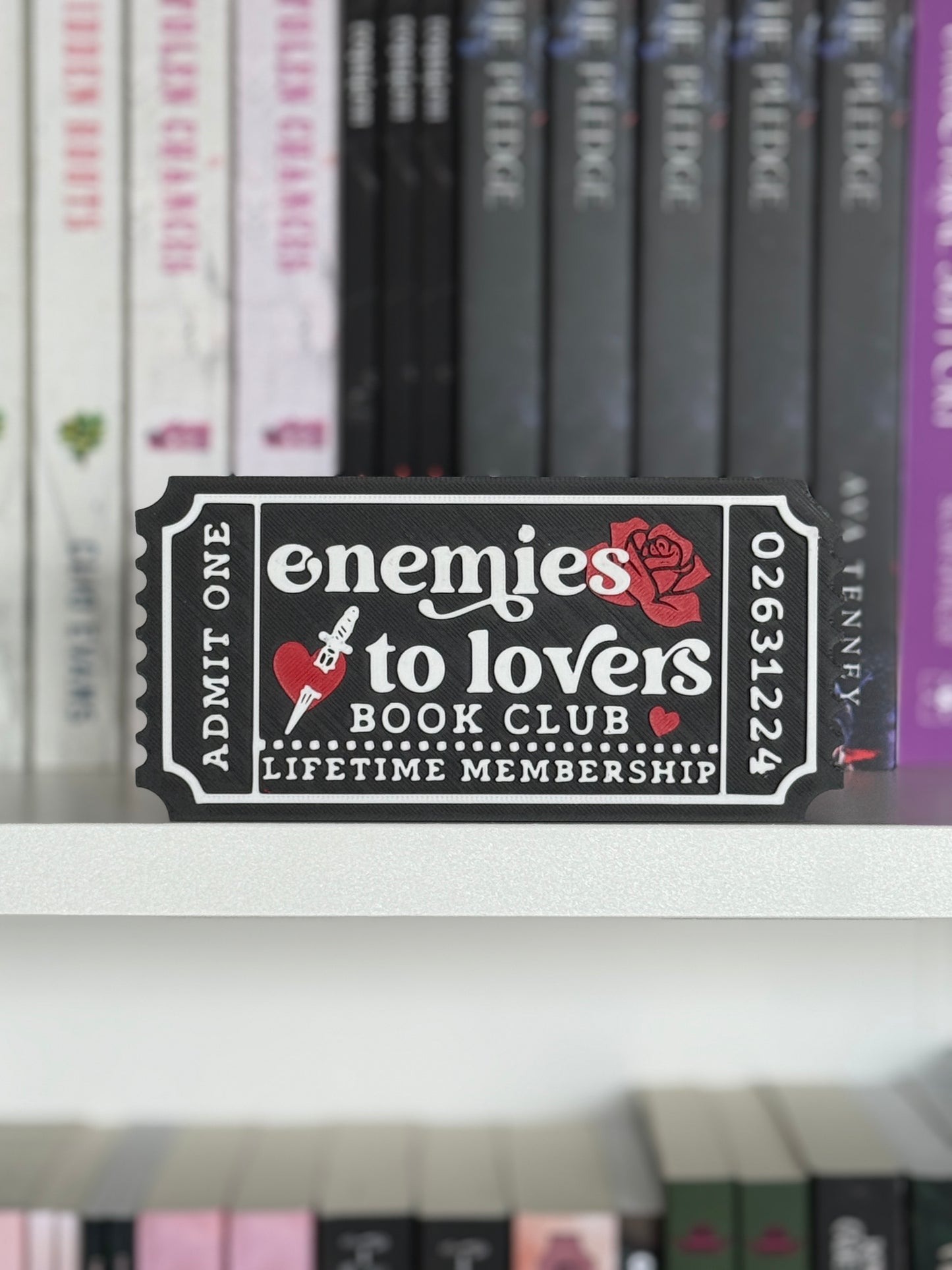 TRR Bookish Trope Tickets - Large (6x3")