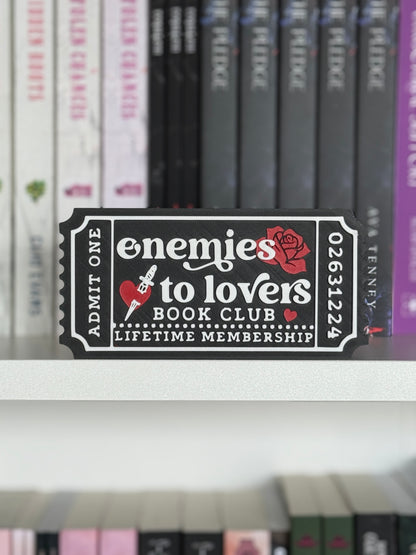 TRR Bookish Trope Tickets - Large (6x3")