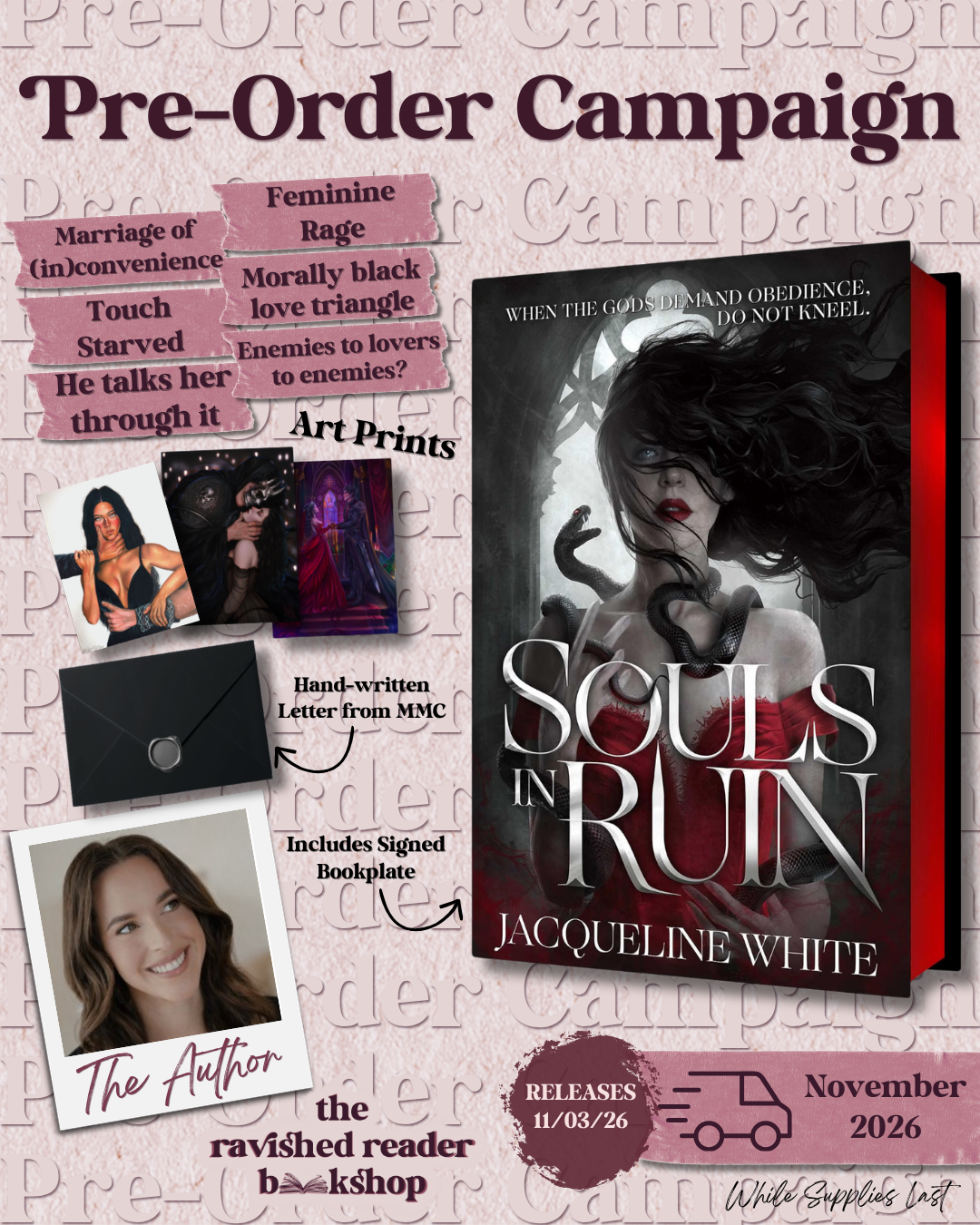 INDIE BOOKSTORE PRE-ORDER CAMPAIGN: Souls in Ruin