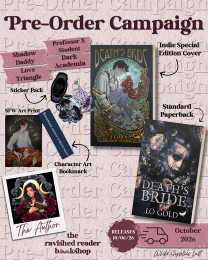 PRE-ORDER CAMPAIGN: Death's Bride - Standard or Special Edition Cover
