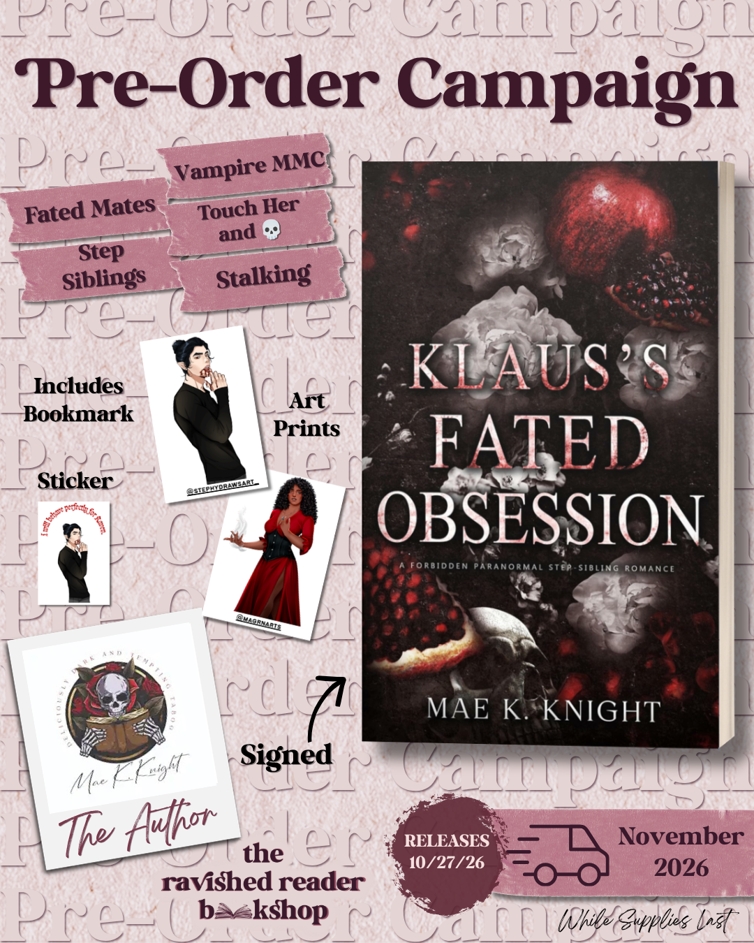PRE-ORDER CAMPAIGN: KLAUS'S FATED OBSESSION