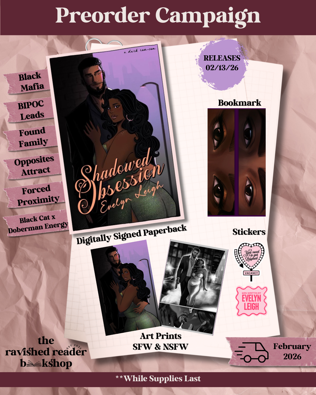 SIGNED - Shadowed Obsession Indie Deluxe Edition with Swag