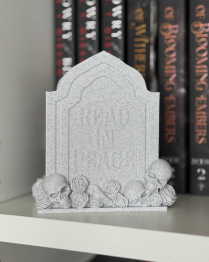 TRR READ IN PEACE Bookmark Holder - Bookshelf and Desk Accessory