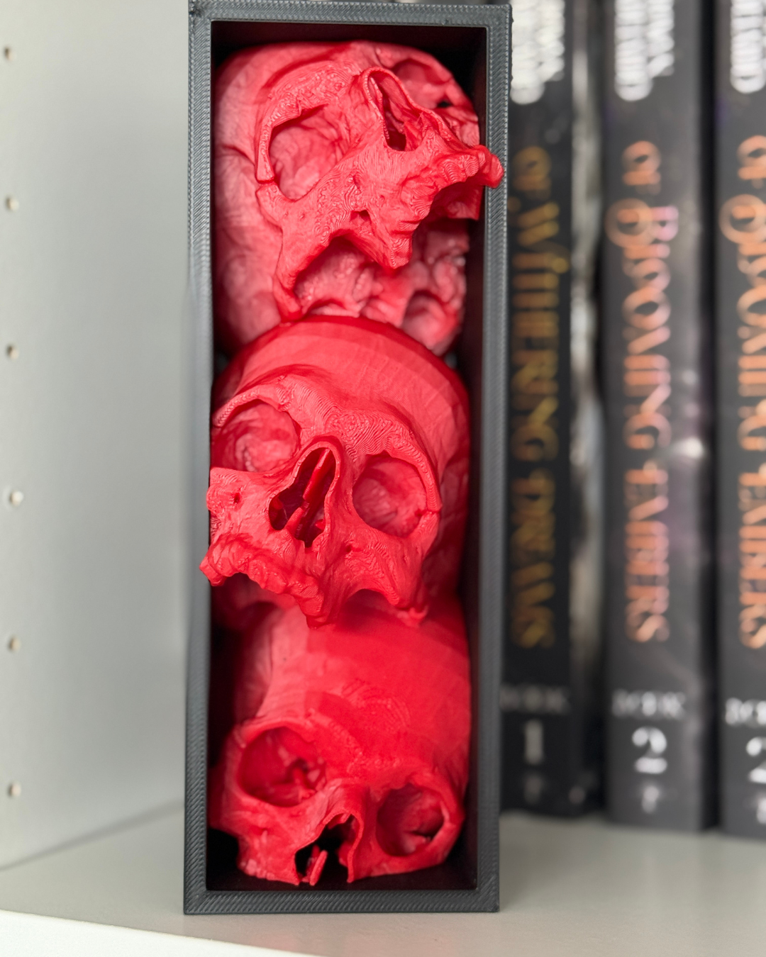 TRR Stacked Skull Book Nook