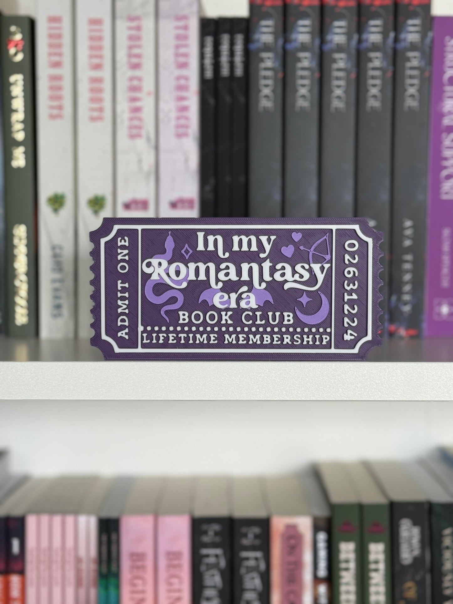 TRR Bookish Trope Tickets - Large (6x3")