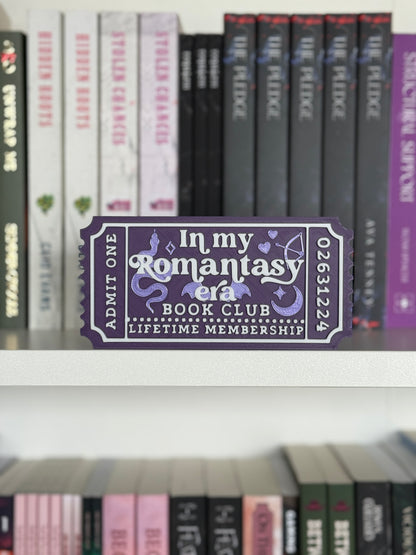 TRR Bookish Trope Tickets - Large (6x3")