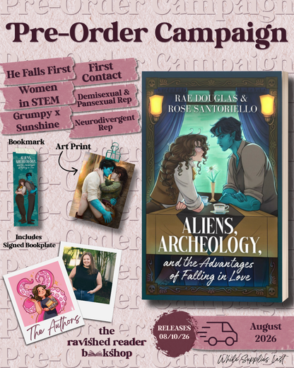 AVAILABLE NOW: Aliens, Archeology, and the Advantages of Falling in Love with signed Bookplate