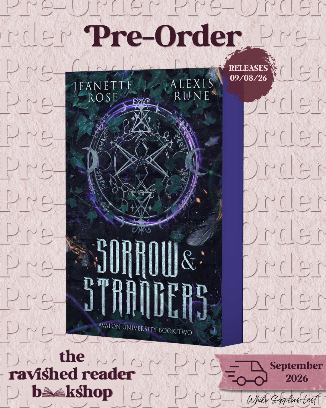 PRE-ORDER: Sorrow & Strangers (Avalon University)