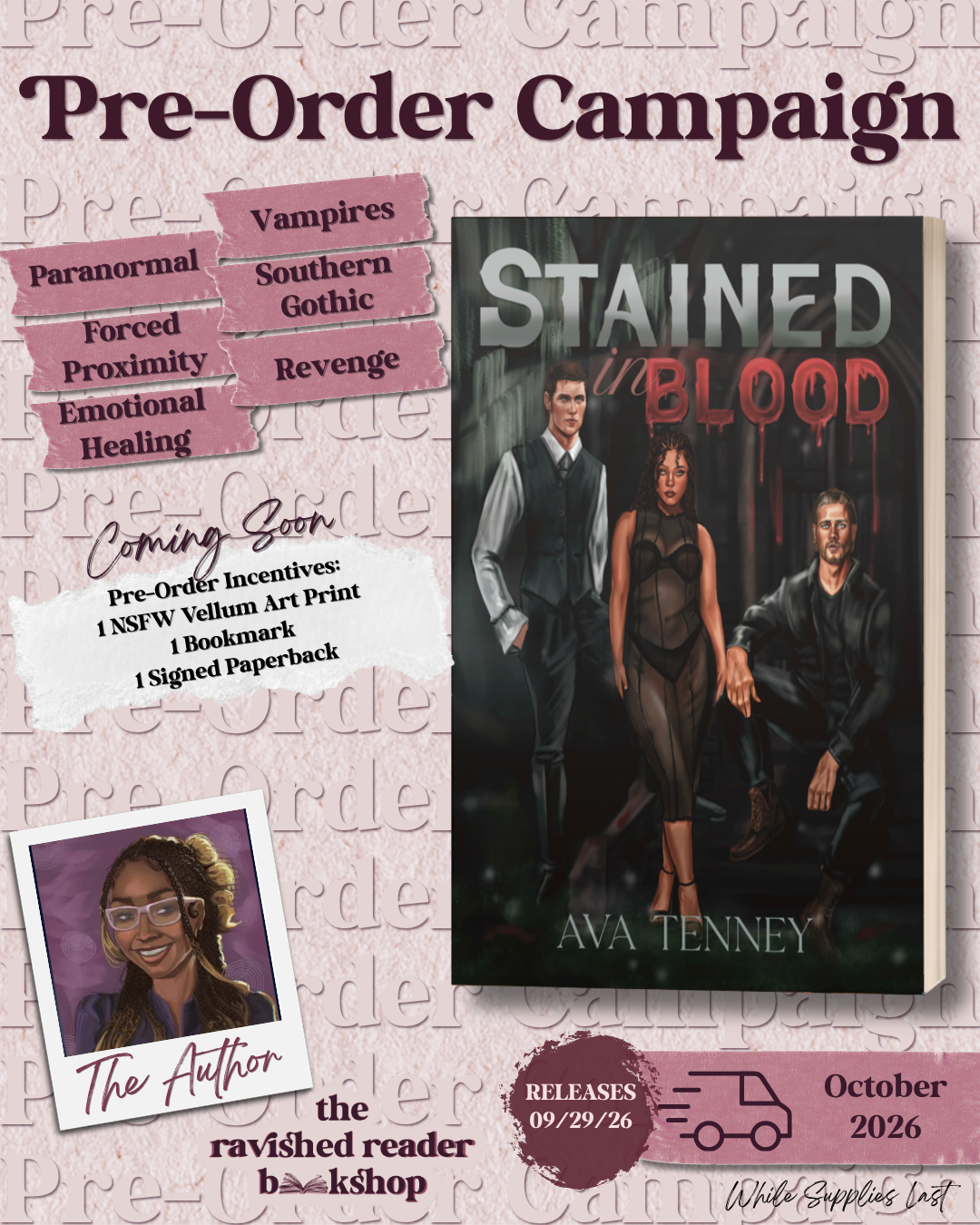 SIGNED PRE-ORDER CAMPAIGN: Stained in Blood
