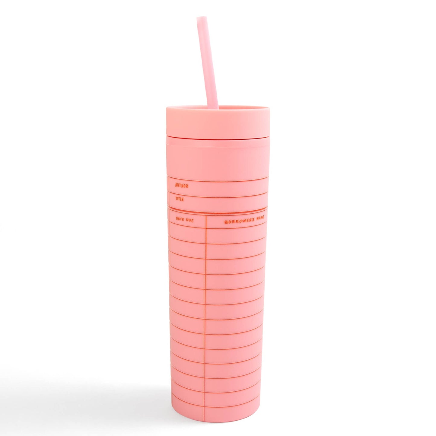 Pippi Post - Pink Library Card 16oz Tumbler